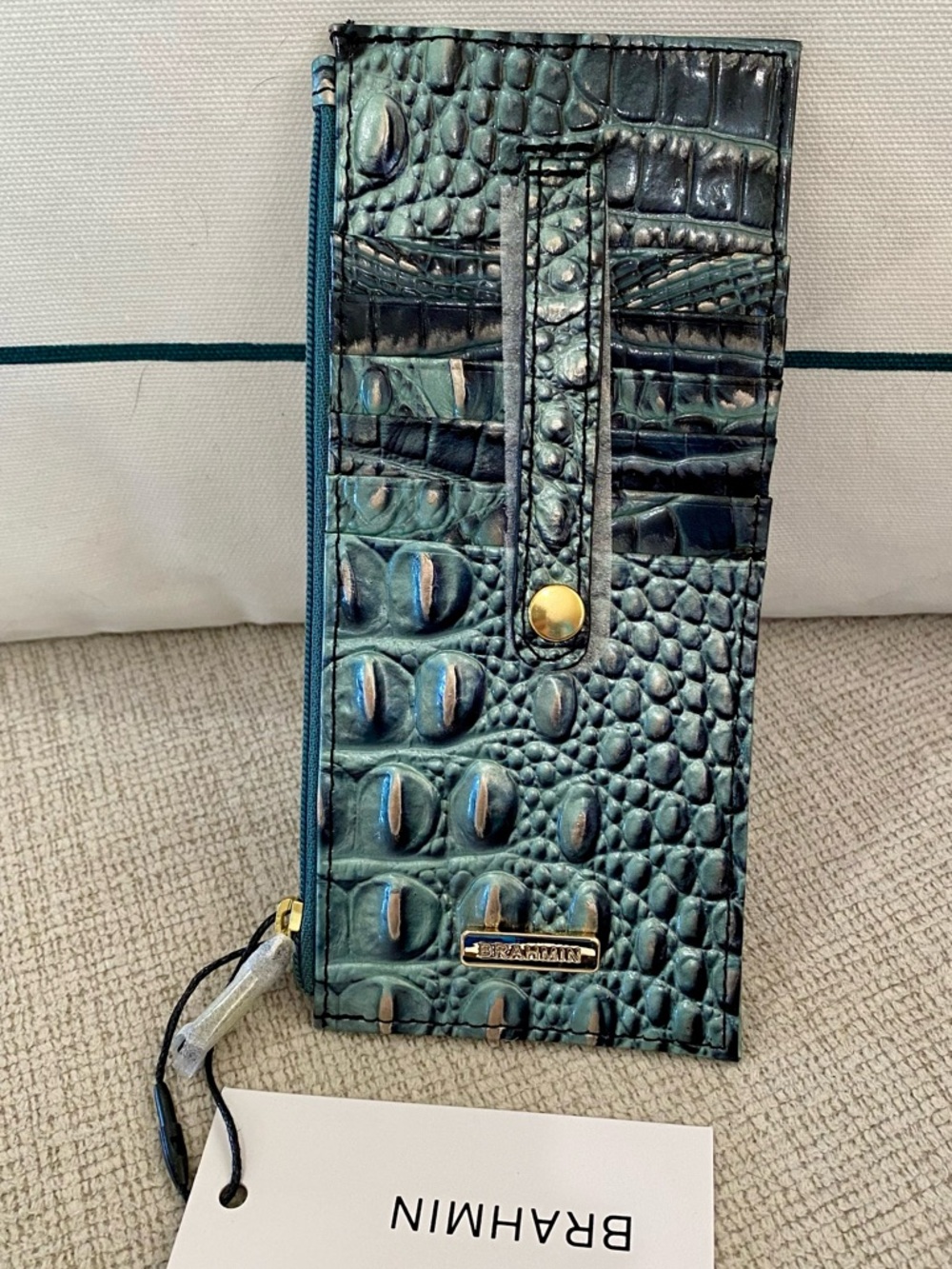 OBSIDIAN Brahmin CREDIT CARD Wallet NWT